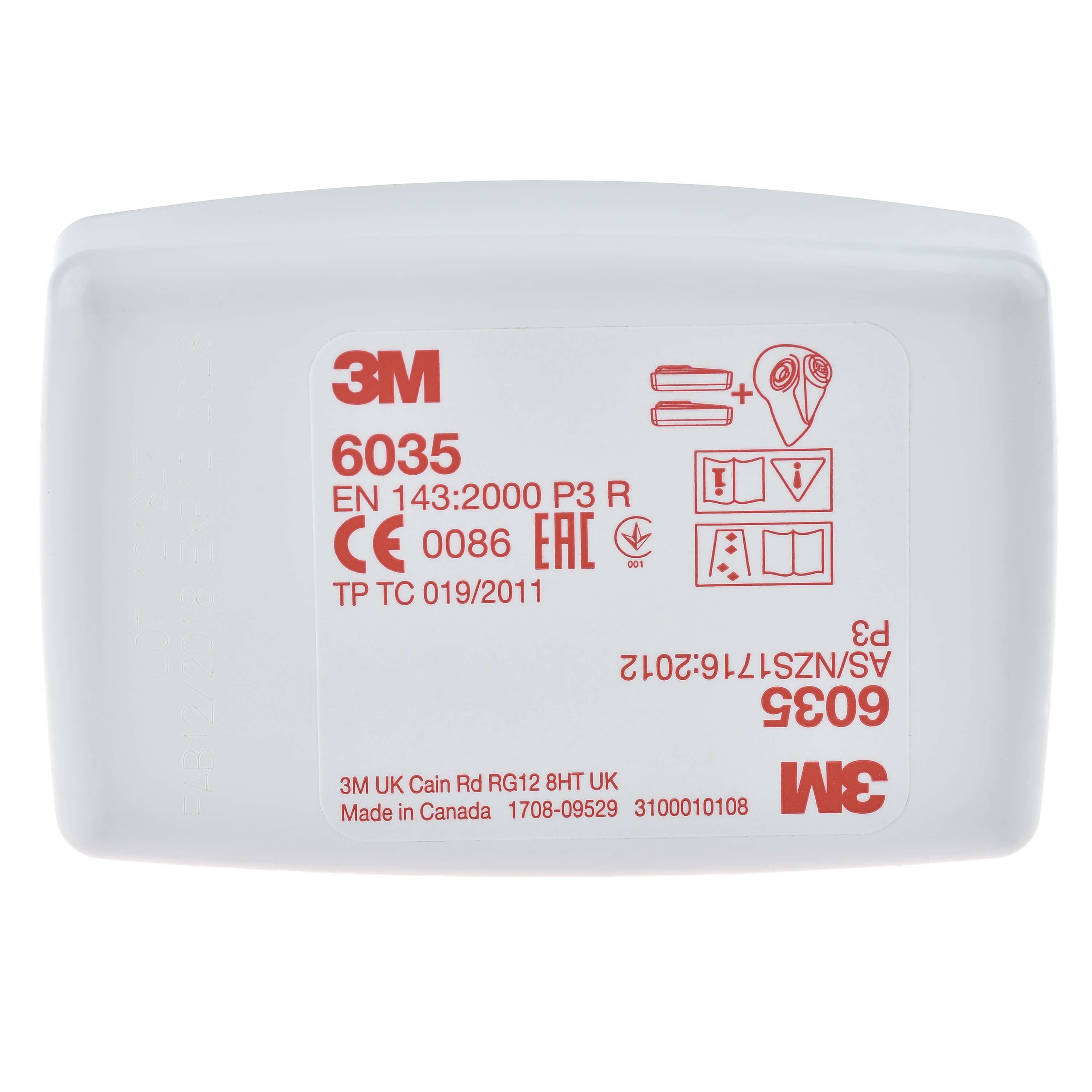 Филтър срещу прах и аерозоли 3М / 6035 P3 капсулиран 1 брой