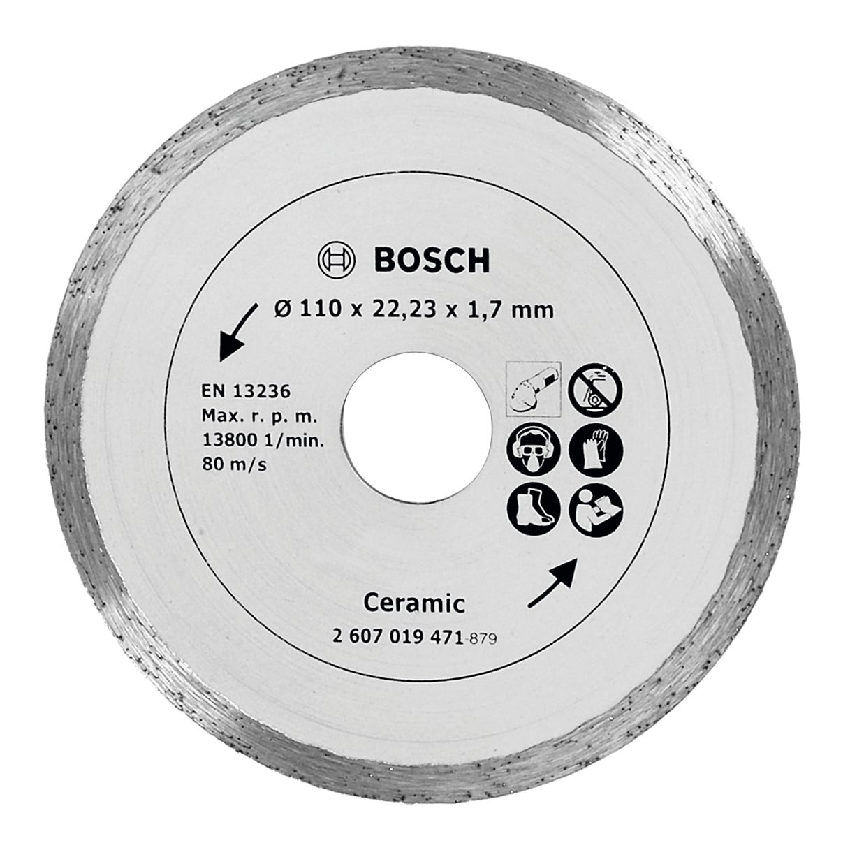 Диамантен диск Bosch Ceramic Promoline 110x22.23х1.7мм