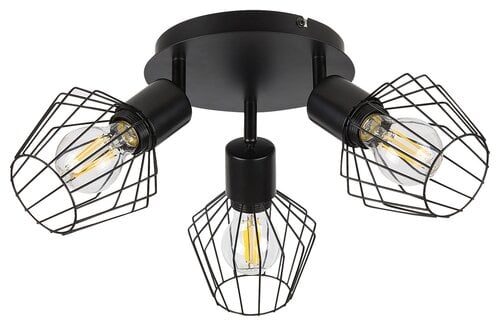 Спот Ziel Lighting SE-C009-3 E27 черен