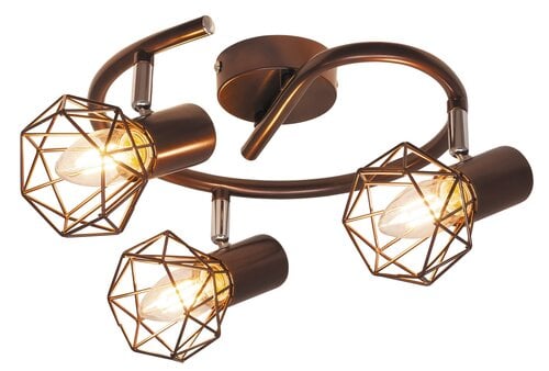 Спот Ziel Lighting SE-C011-3 E14 кафяв