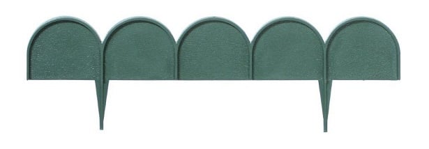 Градинска ограда / ограничител 51x17,4x21,5см зелена