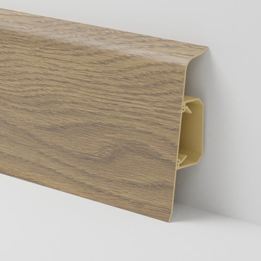 PVC перваз с кабел канал Salag SG75/J9 Виаз Макадамия 2.2м