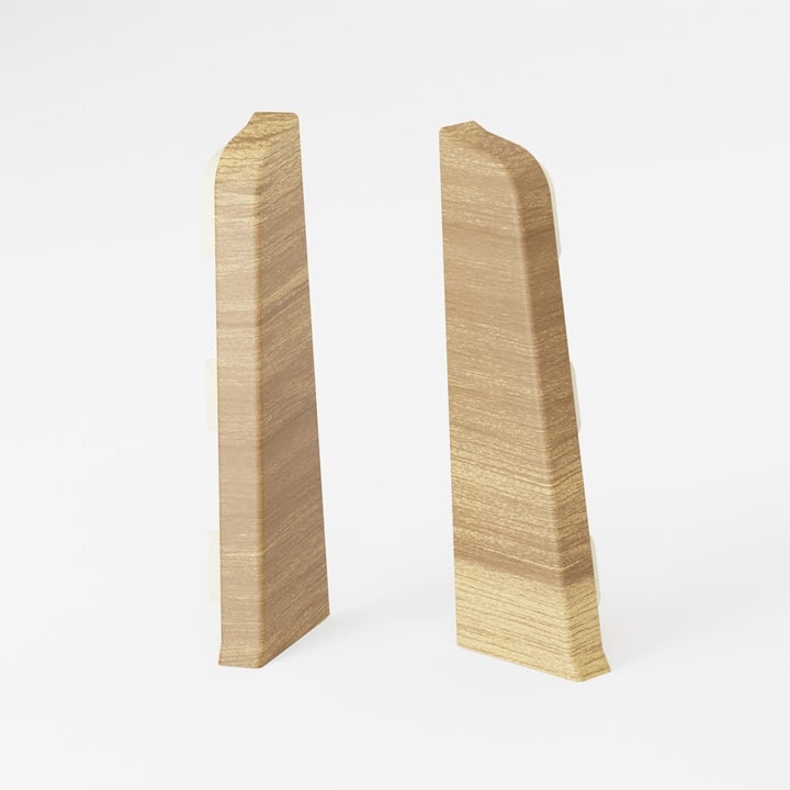 Тапи лява+дясна за перваз Salag SG75/J7 Орех Златен 2 броя