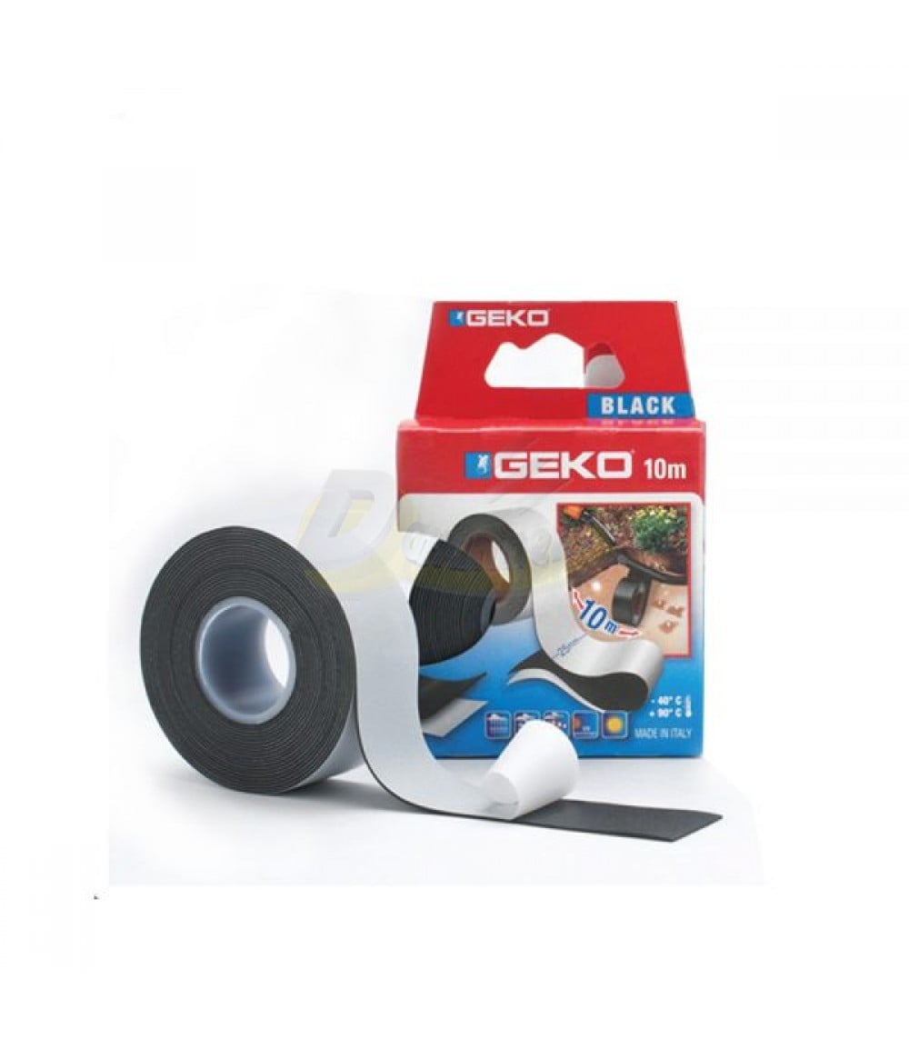 Самовулканизираща електроизолационна лента Geko 10м х 19мм / черна
