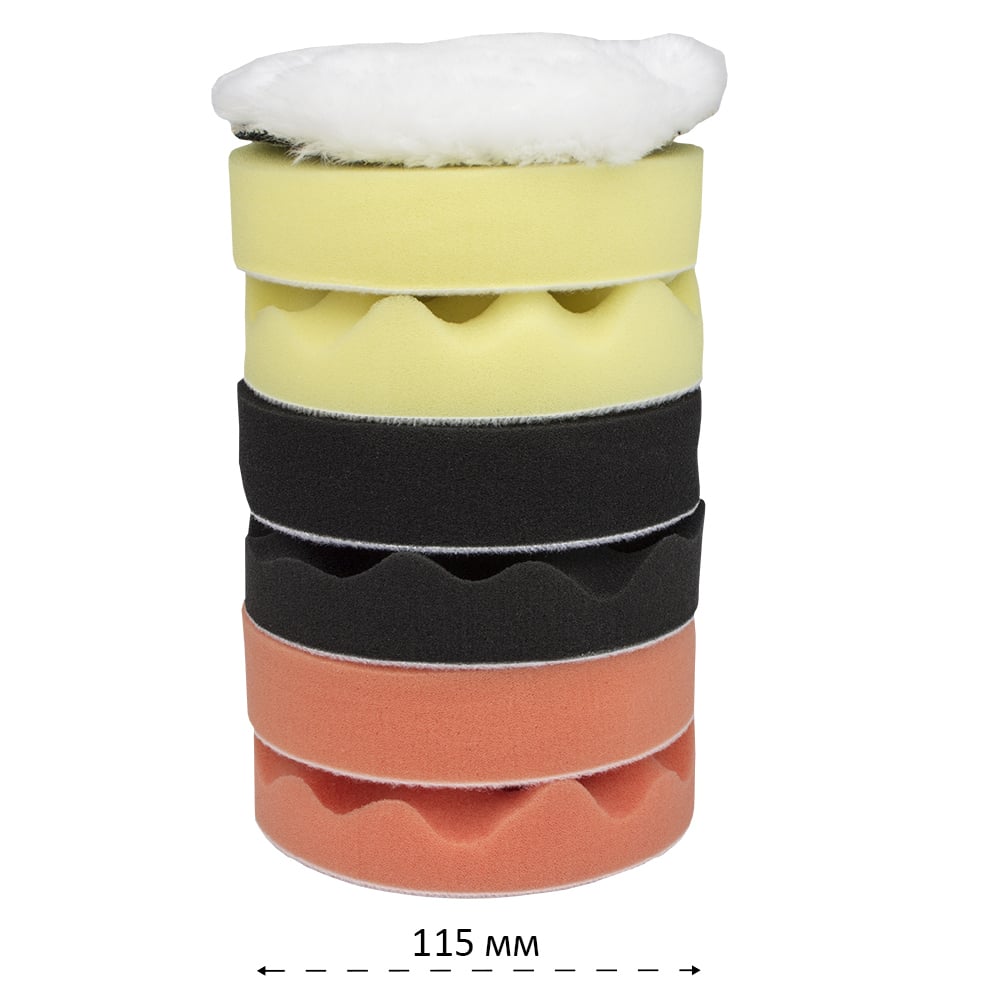 Комплект за полиране Nextool MPS-73115 / 115мм 7 броя