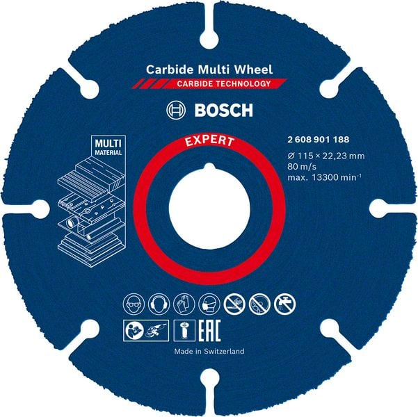 Отрезен диск Bosch Expert Carbide Multi Wheel ø115х22.23мм