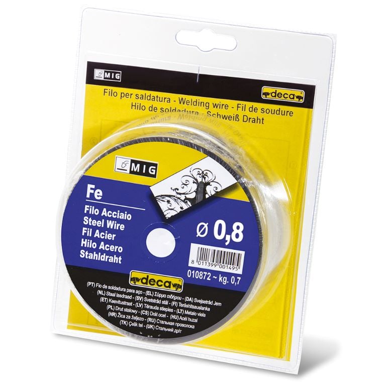 Заваръчна тел за МИГ заваряване на стомана Deca 60-200A 0.8мм