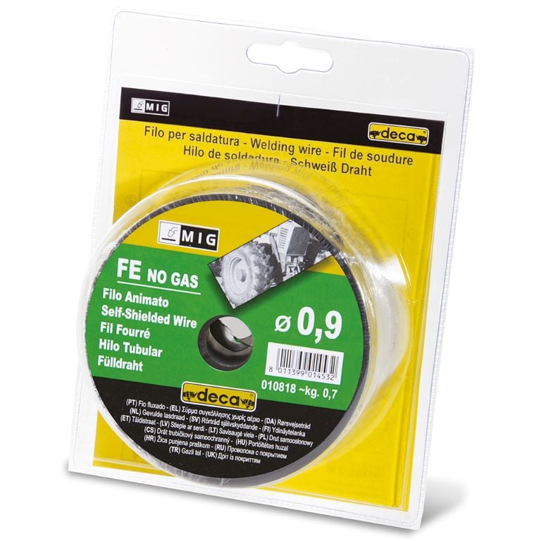 Заваръчна тръбонфлюсова тел за МИГ заваряване на стомана Deca 40-100A 0.9мм