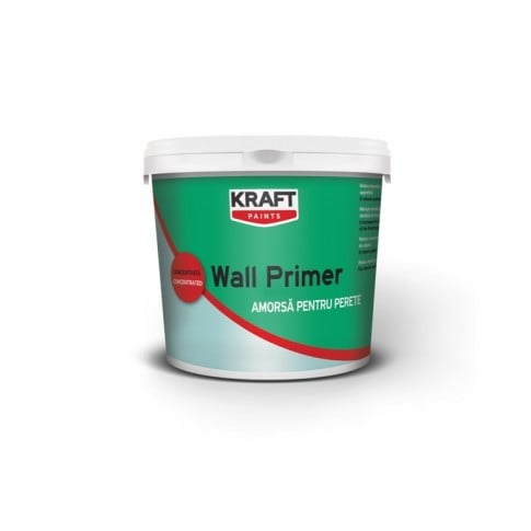 Прозрачен акрилен грунд за стени Kraft 10л