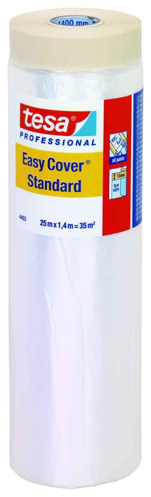 Предпазно фолио Tesa 25х1,4м + самозалепваща лента