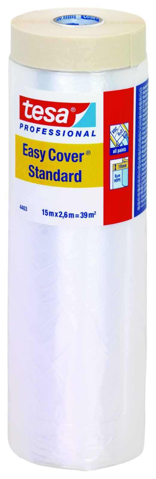 Предпазно фолио Tesa 15х2,6м + самозалепваща лента