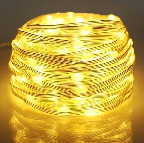 Гирлянд 100 LED топла светлина 10м IP44