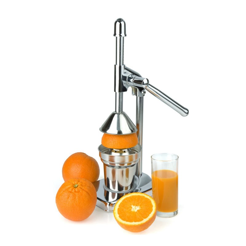 Цитрус преса ръчна Rosberg R51161A хромирана