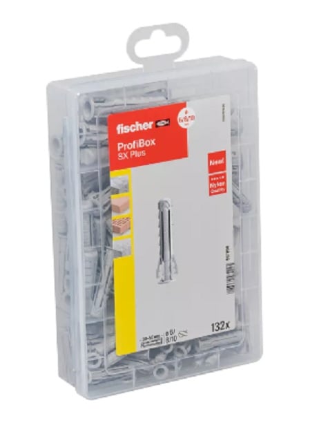 Комплект дюбели Profi Box SX Fischer 567896 / 132 броя