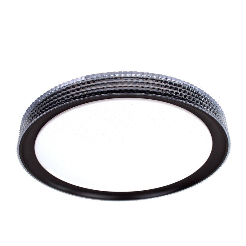 LED плафон с дистанционно Elias C8133-500C 65W 3000-4000-6000K черен / бял