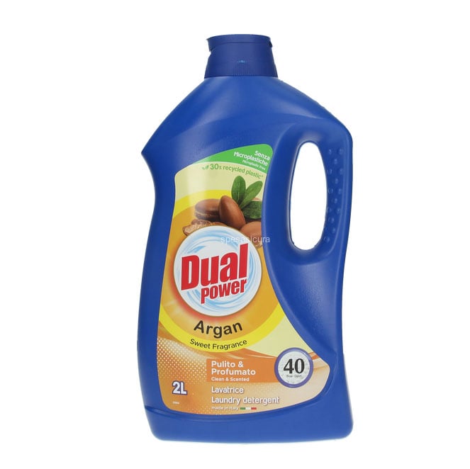 Течен препарат Dualpower Арган 2л 40 пранета
