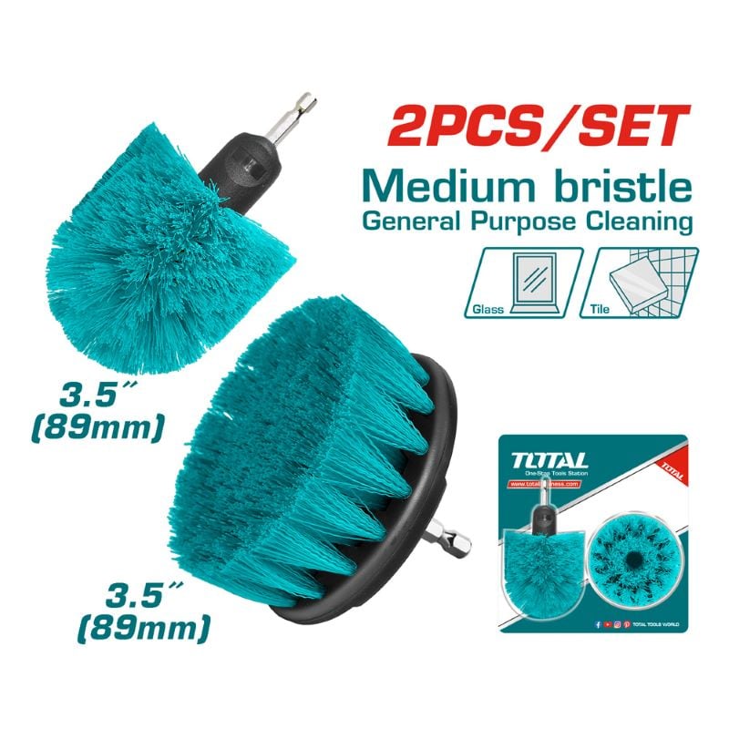 Комплект четки за почистване Total Ind medium 3" / 3,5" / 2 броя