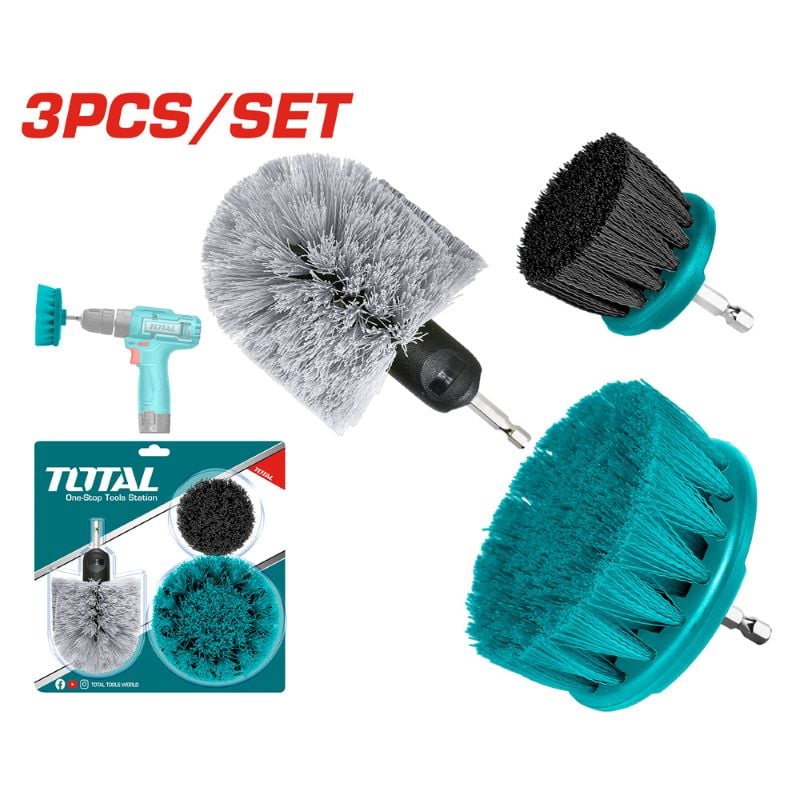 Комплект четки за почистване Total Ind 2,5" / 3,5" / 4" / 3 броя