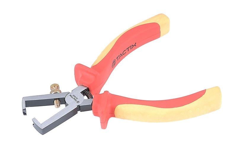Изолирани клещи за почистване на кабел Tactix CR-V 160мм