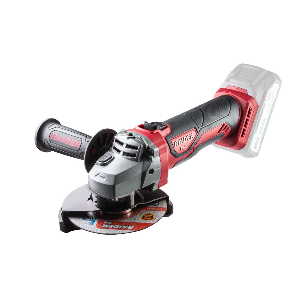 Акумулаторен ъглошлайф Raider RDP-SPAG20 R20 Solo 125мм без батерия и зарядно