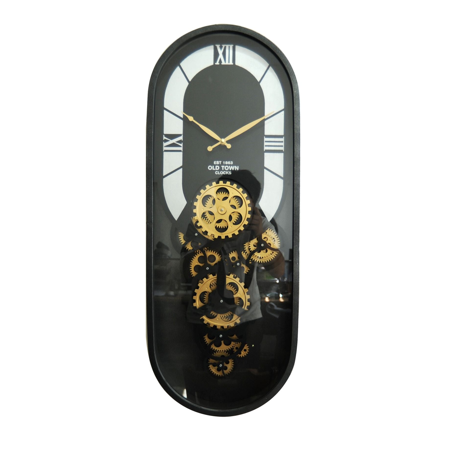 Стенен часовник KZG2021092-B / 30х80х8см