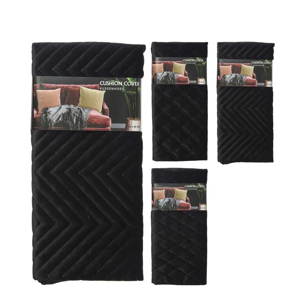 Калъфка за възглавница Deco 45x45см черна