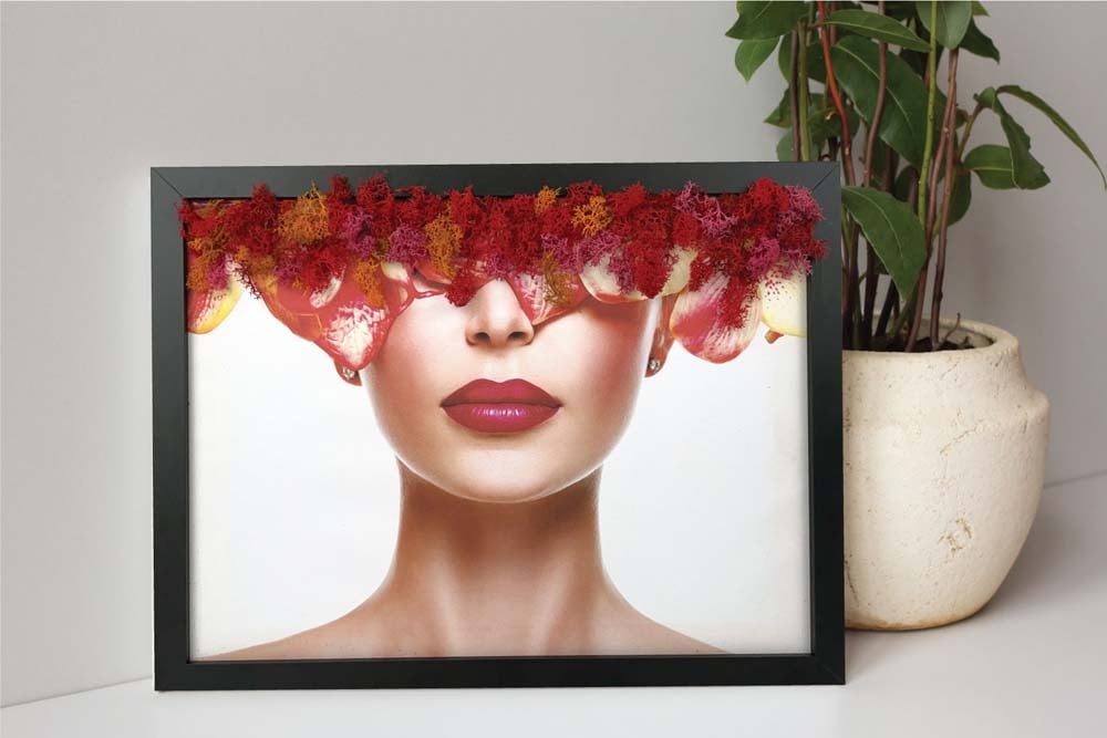 Картина със скандинавски мъх MH0010 / 35x45cм