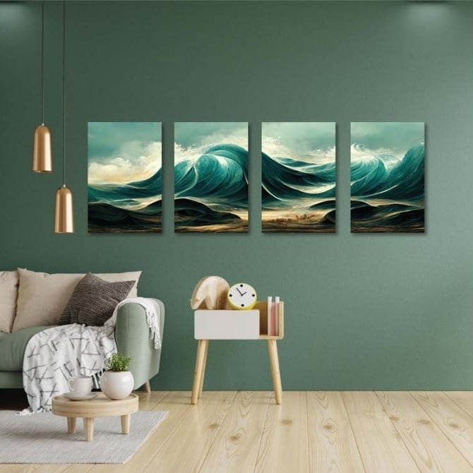 Картини Multi MT0039 / 40x60 см 4 части