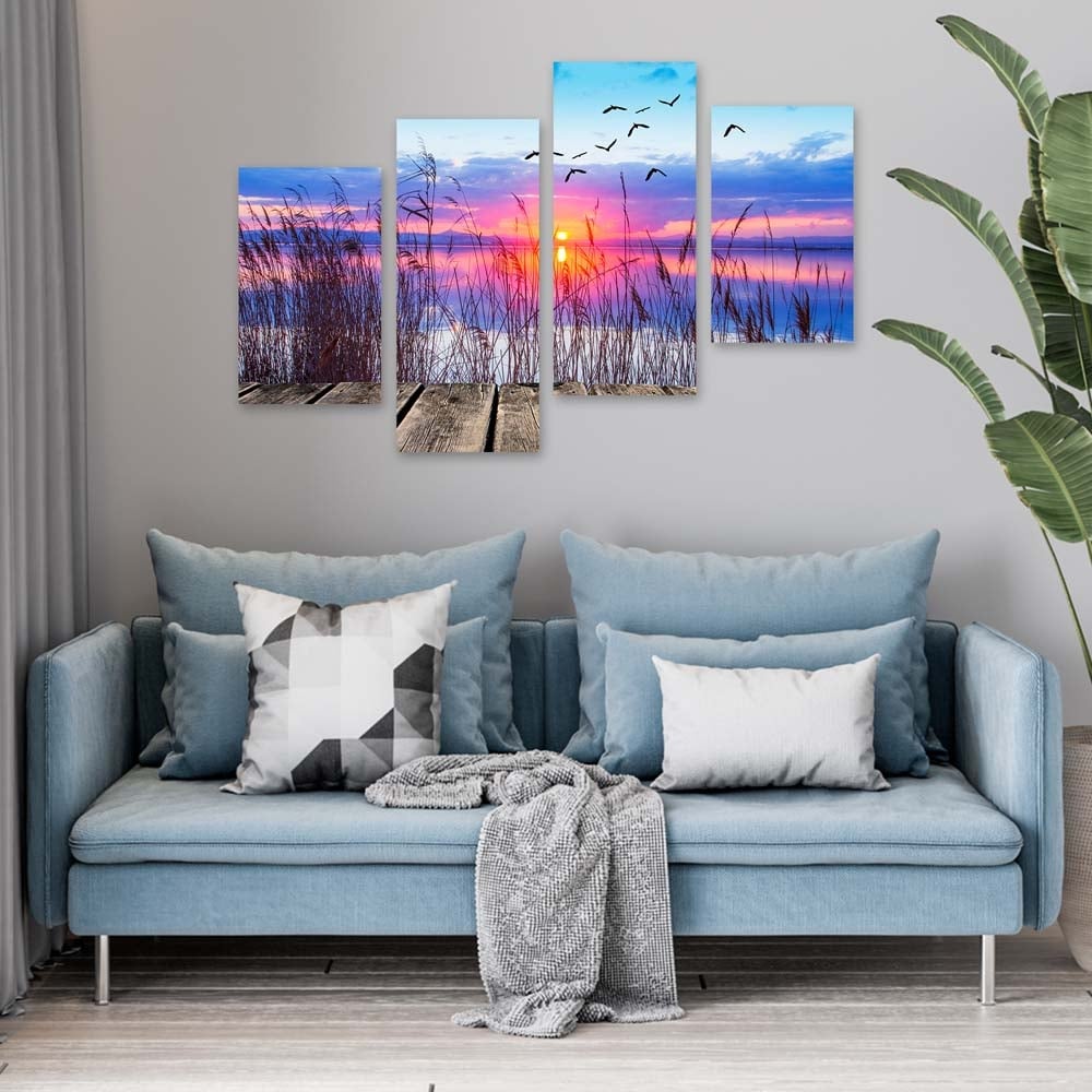 Картини Multi DE0213 / 2 броя 30х50 см + 2 броя 30х70 см