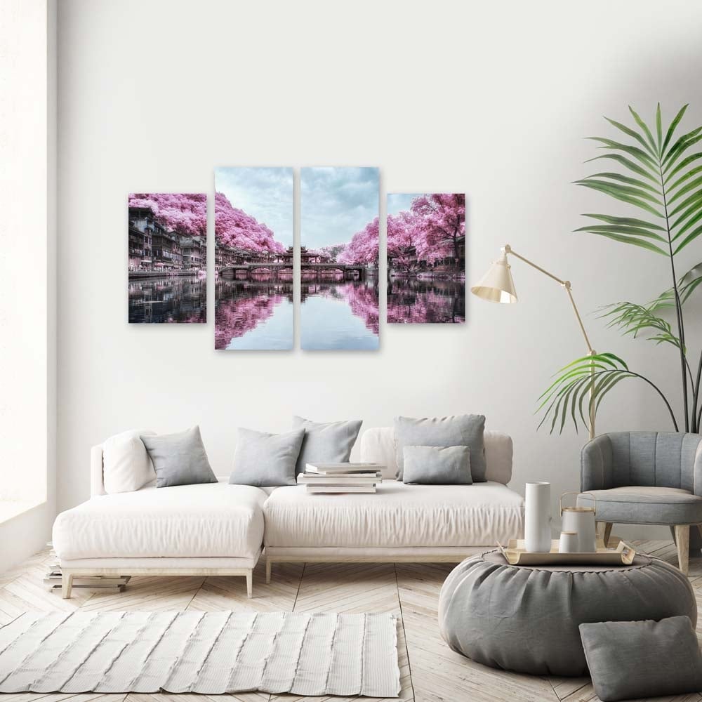 Картини Multi DE0222 / 2 броя 30х50 см + 2 броя 30х70 см