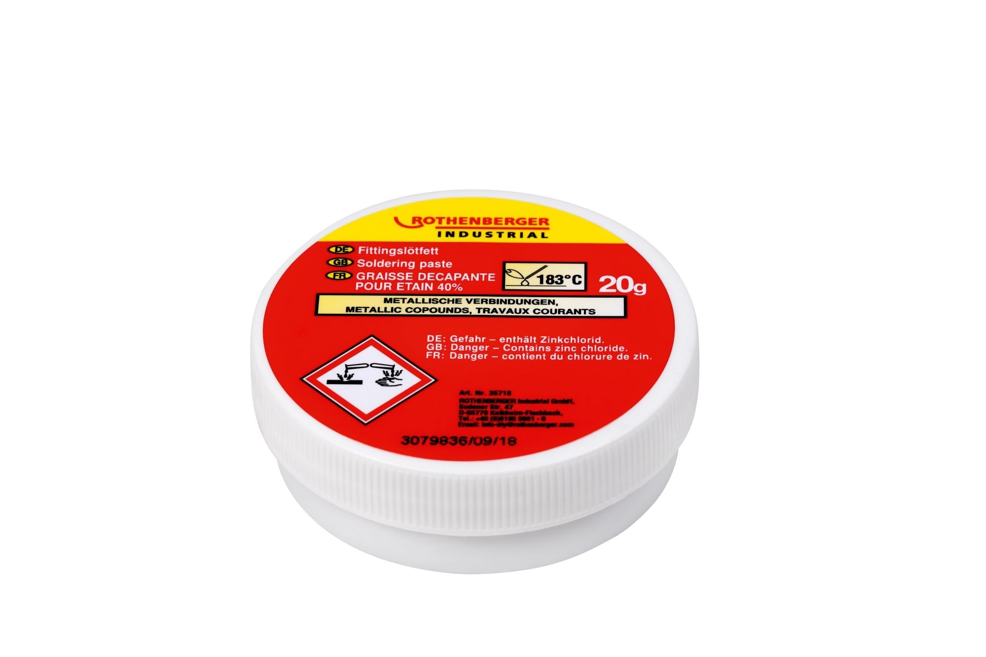 Обмазка за запояване Rothenberger 20 г