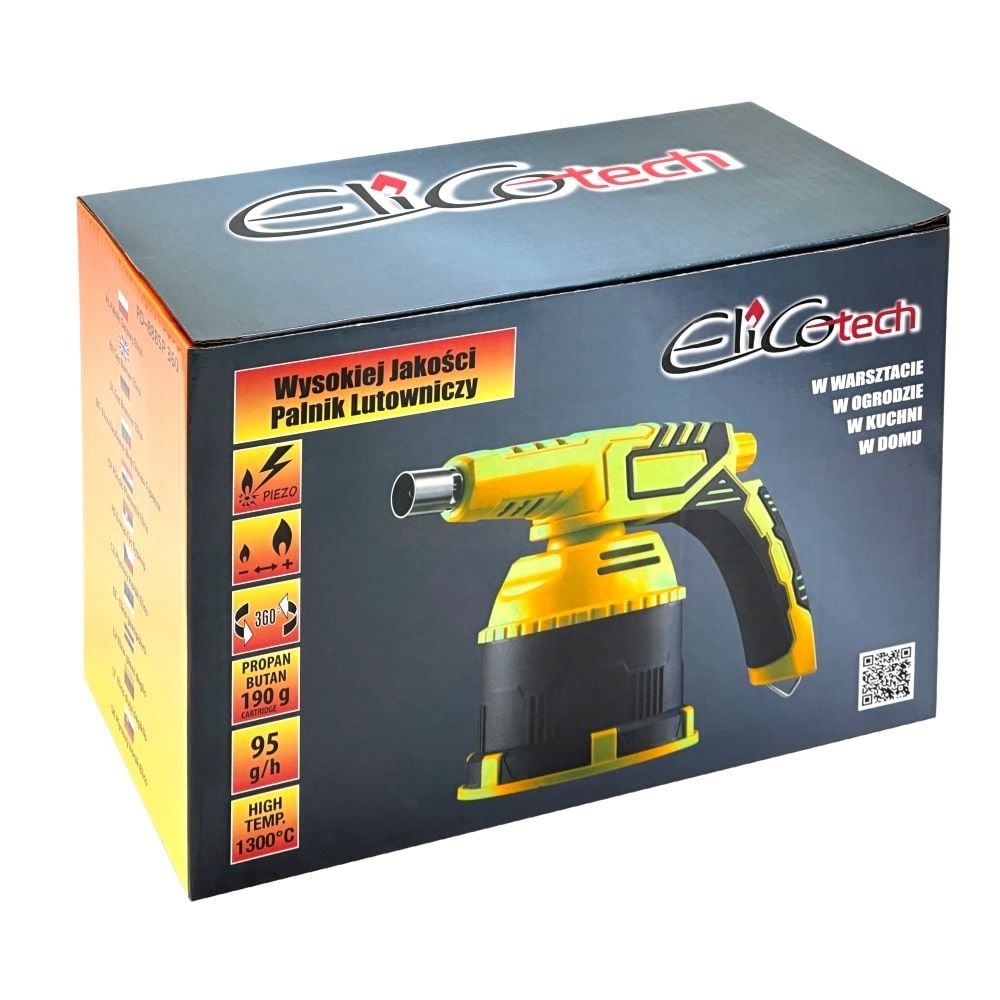 Газова горелка за пробиваем газов пълнител Elico Tech PD-888 / 190 г