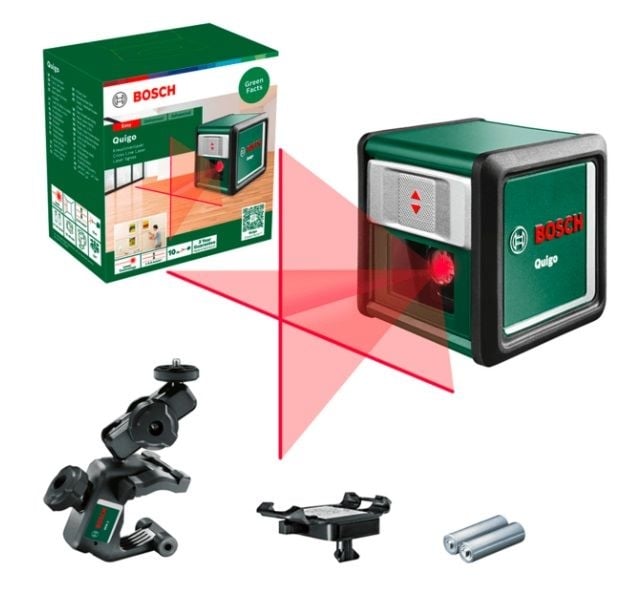 Линеен лазерен нивелир Bosch Quigo III 10м