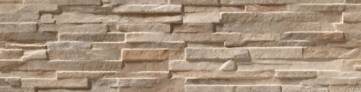 Декоративен стенен панел бежов гнайс 120х30х2см