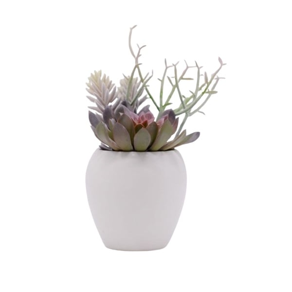 Изкуствено цвете в керамична саксия My Garden Succulent микс