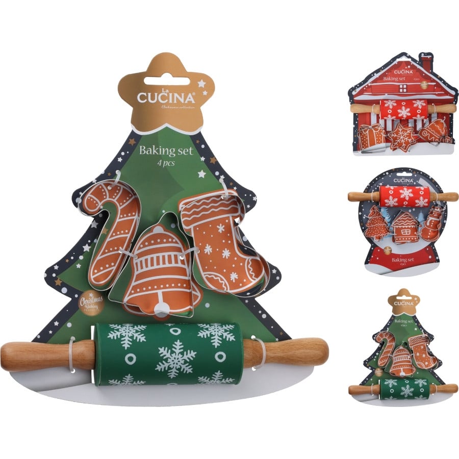 Коледен комплект за печене 4 части