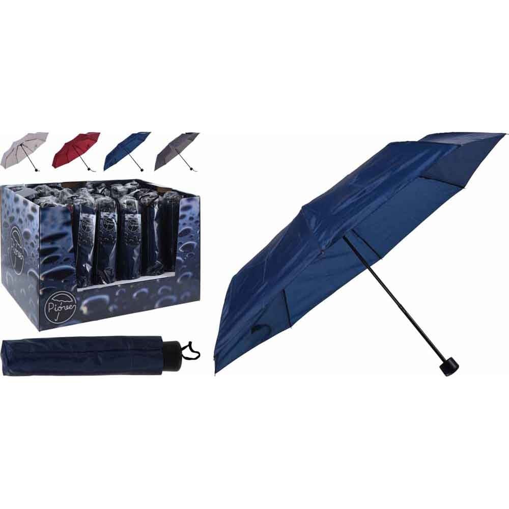 Чадър сгъваем с бутон за безопасно отваряне