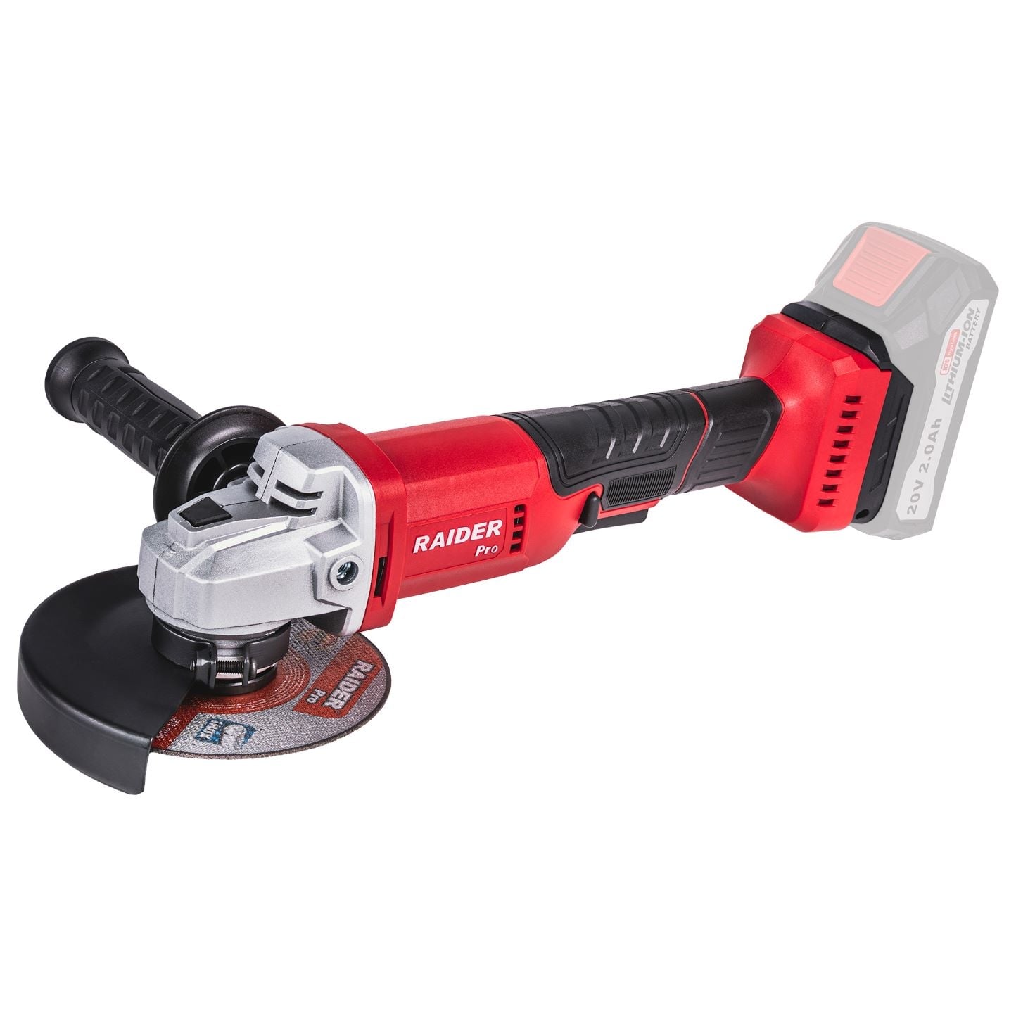 Акумулаторен ъглошлайф Raider R20 RDP-YAG20 Solo 125мм без батерия и зарядно