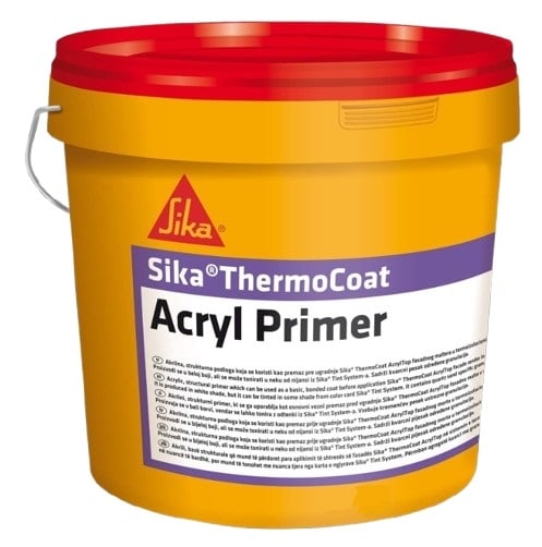 Акрилен грунд за декоративни мазилки SikaThermoCoat Acryl Primer бял 8кг