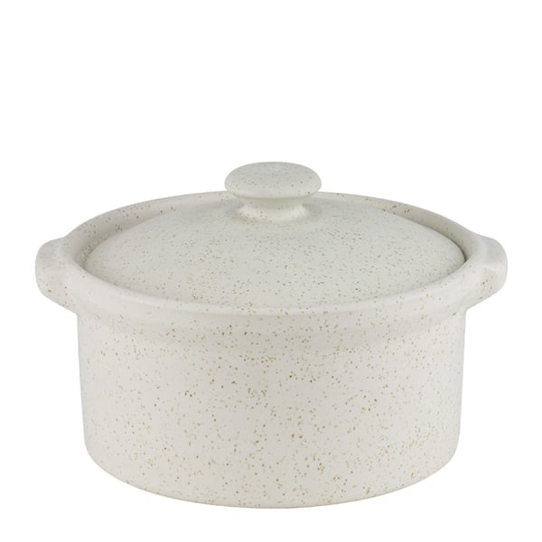 Керамично гювече Horecano Arizona HC-08263 Q 602 White Ø14xh9.8см