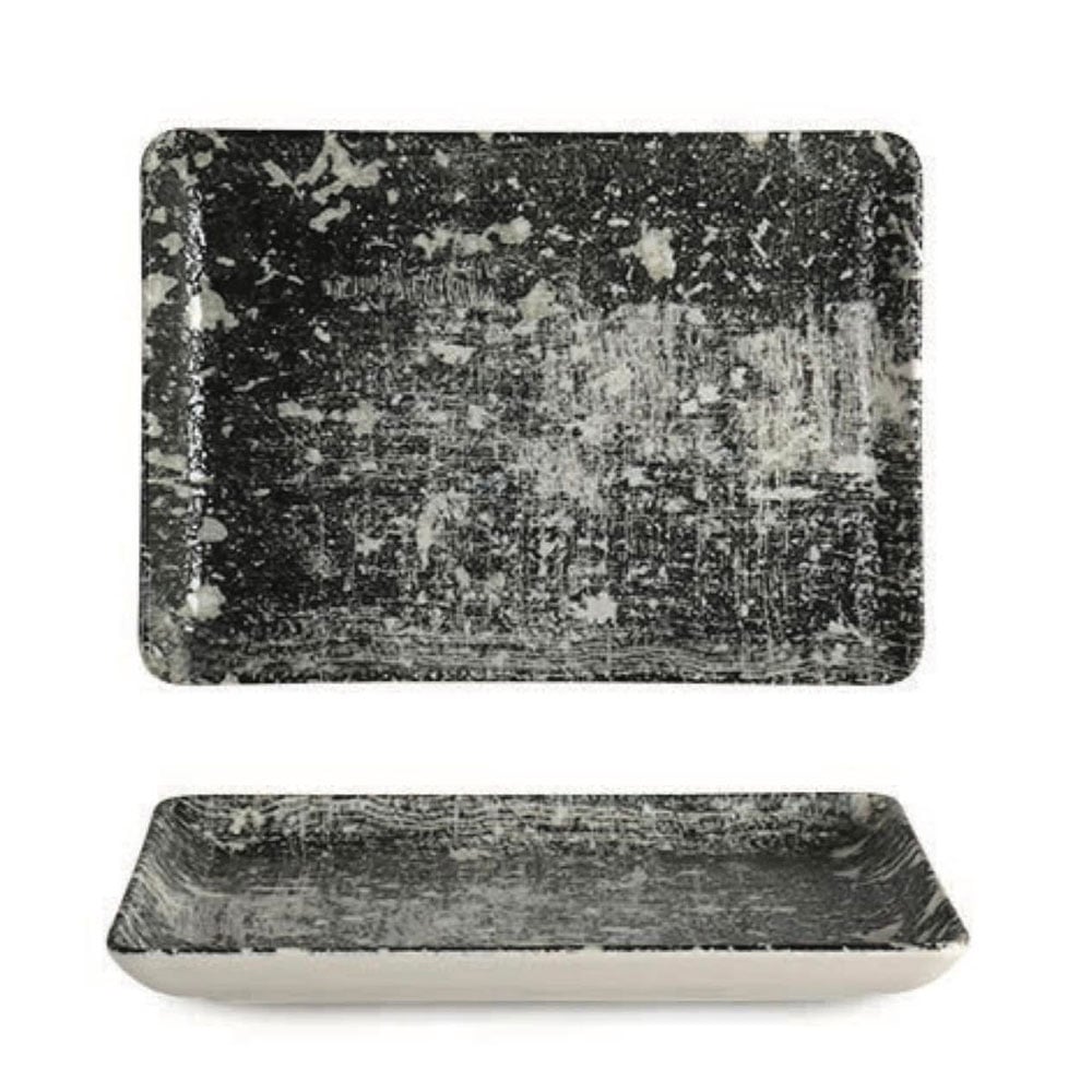 Чиния Valencia Nero Flora Kayik FLR22DT 30х22,5см