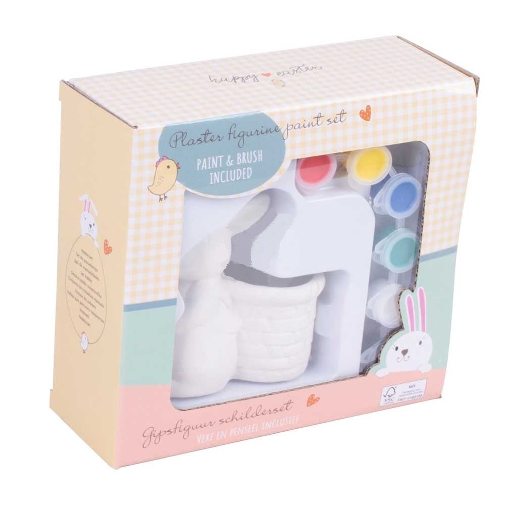 Великденски комплект за боядисване + 5 цвята боя и четка