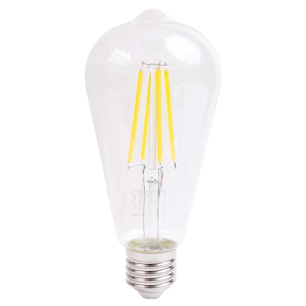 LED крушка Lightex ST64 филамент 4W E27 2700K