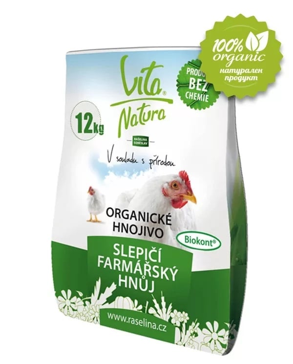 Гранулирана органична кокоша тор 12 кг