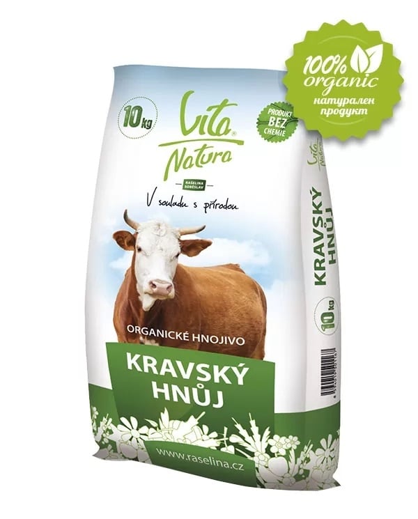 Гранулирана органична кравешка тор 10 кг