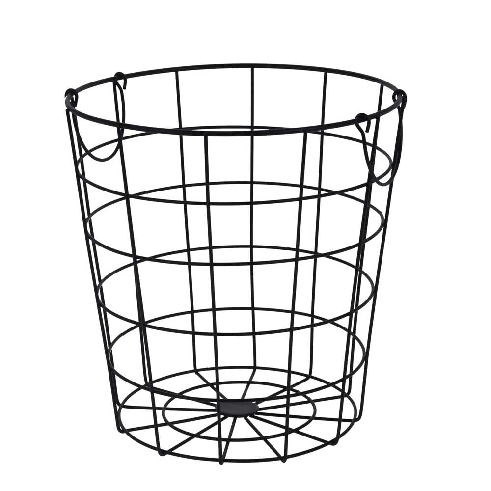 Метален кош за съхранение 29х29см черен