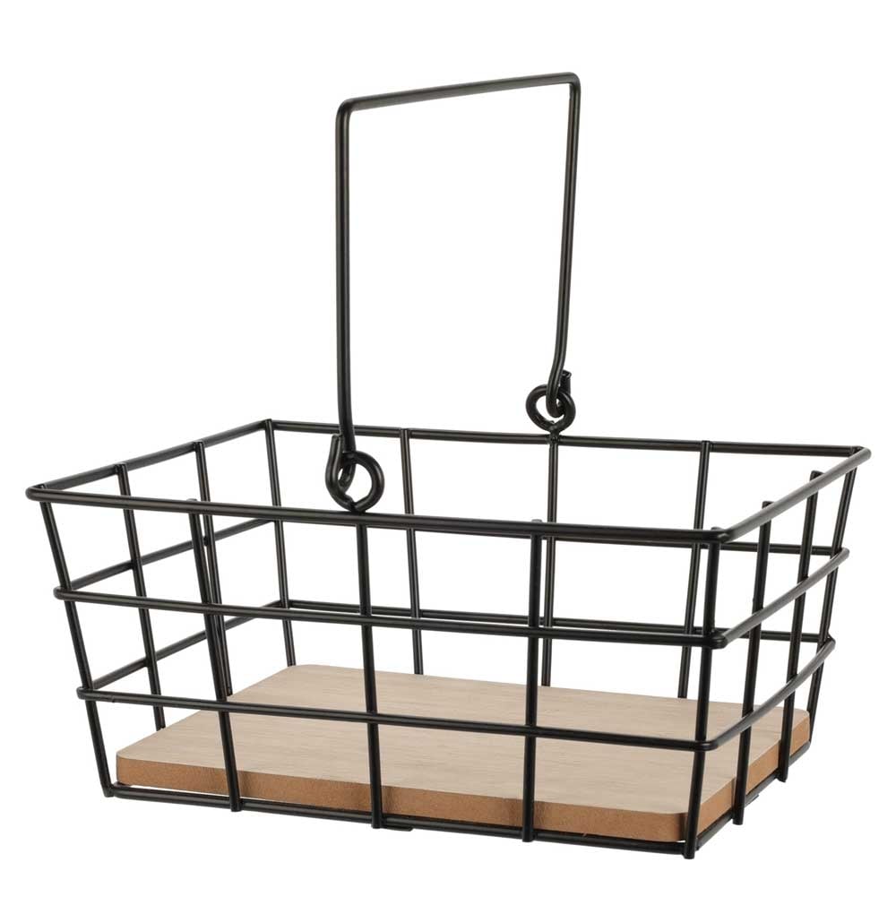 Кош за съхранение правоъгълен с дръжки 20,5х16х9,5см