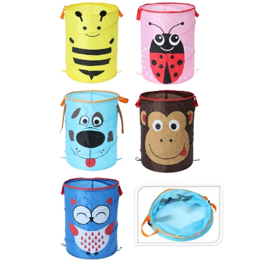 Кош за пране Animal ø35х45см микс