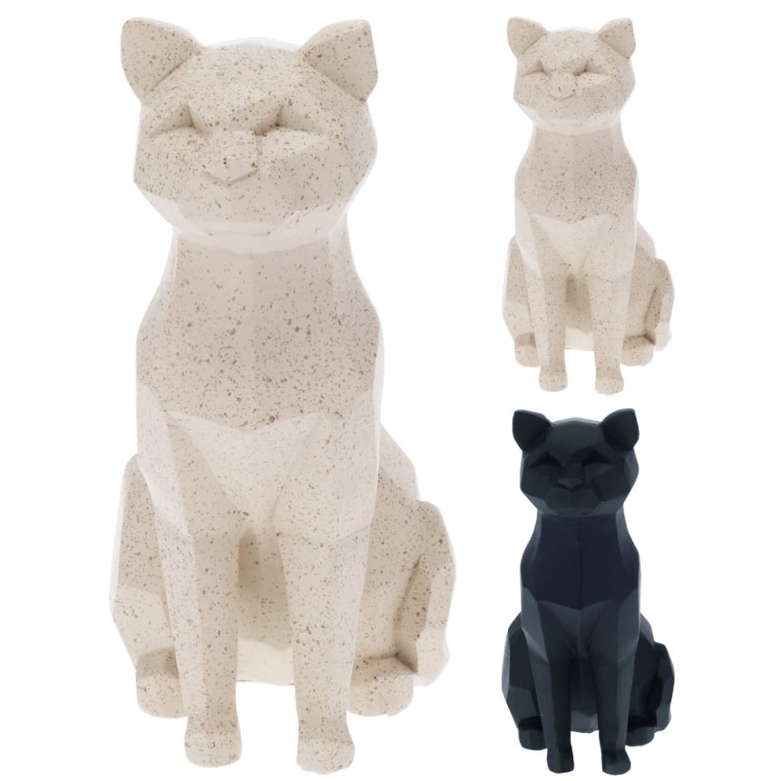 Декорация Седящо коте 20см