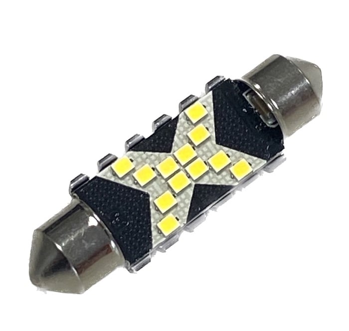 Комплект LED крушки Paolo Canbus 39мм 12/24V 2 броя